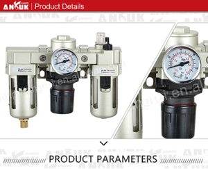 Processeur de source de gaz de composants pneumatiques de filtre à air de type standard d'ac3000-03 smc