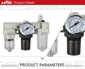 Processeur de source de gaz de composants pneumatiques de filtre à air de type standard d'ac2000-02 smc 